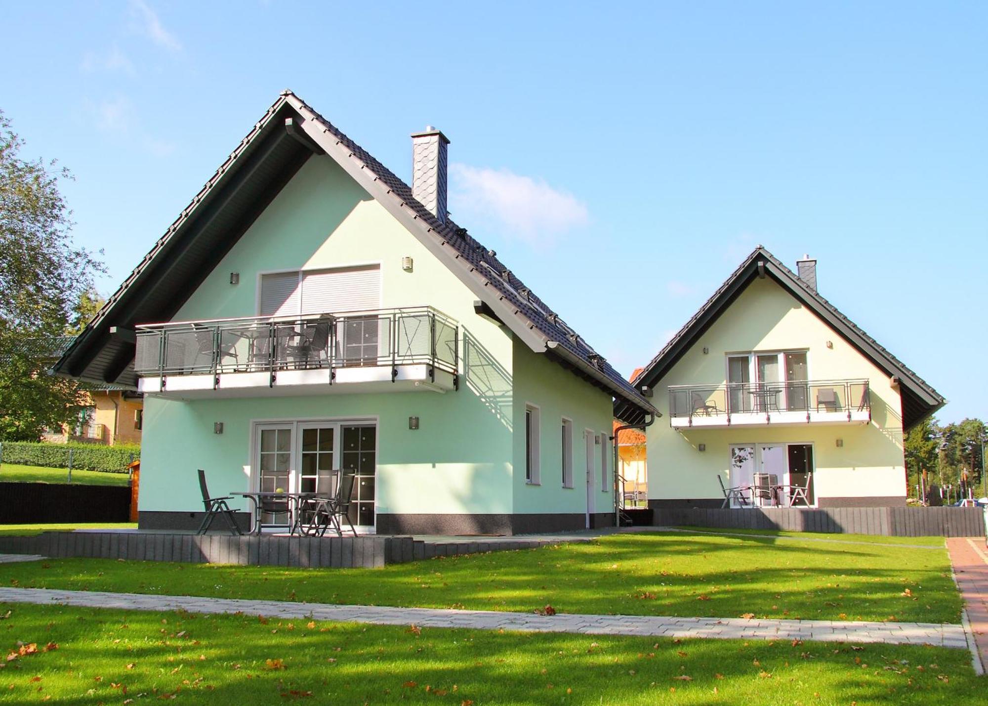 Ferienwohnung Dachs Im Mueritz Seepark Marienfelde Bagian luar foto